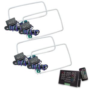 Ford F250 Headlight Halo Kit - ORACLE Lighting - 2.0 Controller - ColorSHIFT - `08-`10